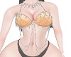 G Cross Caramel Bra