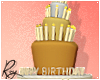 Animated Cake Hat Bday