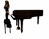 dark brown kiss me piano
