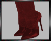 E* Red Suede Boots