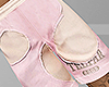 Cut Out Shorts Pink