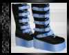 CE Blue & Black Boots