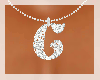[DF] G silver necklace
