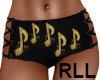 Gold Music Hot Pants RLL