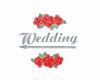 Wedding Sign Red