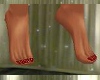!C-Sexy Feet w/Red Nails