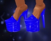 !C-PVC Heels  Blue