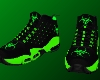 *Green B Toxic Sneakers