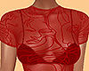 Red Transparent Dress