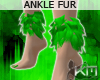 +KM+ Ankle Fur Green