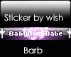 Vip Sticker BabyGothBabe