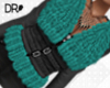 DR- Winter teal fur jkt