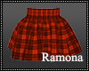 Red Plaid Skirt