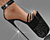 Sparkly Black Heels
