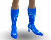 AYT Blue PVC Calf Boots
