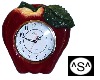 ^S^Apple clock 2D art