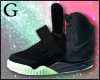G$ AIR YEEZY 2 BLACK SOL