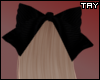 Tay*Black Hair Bow