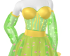 TL Whemsical Gown Green