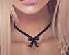 Laced Bow Necklace