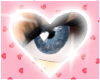 Heart eyes e (blue)