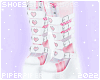 P| Patch Boots - Pink v3
