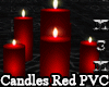 *M3M* Candles Red PVC
