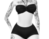 Black cute fit TATS