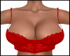 Lace Bustier Red