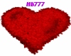 HB777 CLT Love Rug Red