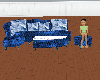 Blue Couch set