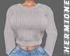 Knitted grey sweater
