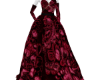 Red Floral Gown