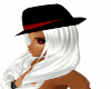 Hat with White Hair