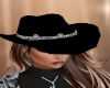 (CS) Black Cowgirl Hat