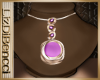 {liz} Purple necklace