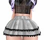 Gothic White Lace Skirt
