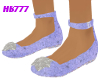 HB777 SFF Shoes Blu/Slvr