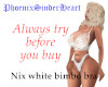 Nix white bimbo bra