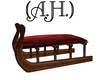 (A.H.)Sled Red Hug Bench