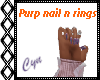 Purple Nails n Rings