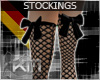 +KM+ PVC Fishnet+Bow Blk