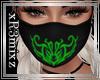 Face Mask Tribal Green F