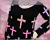ⓐ Black Cross Sweater