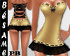~B~DOLL DRESS GLD-BK PB