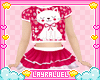 Kids Cat Flowers Dress
