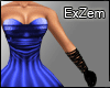 Exz-Blue Dolka Dress