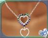 double heart necklace