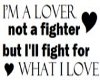 Fight for what I Love
