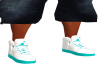 Aqua/White Jordans